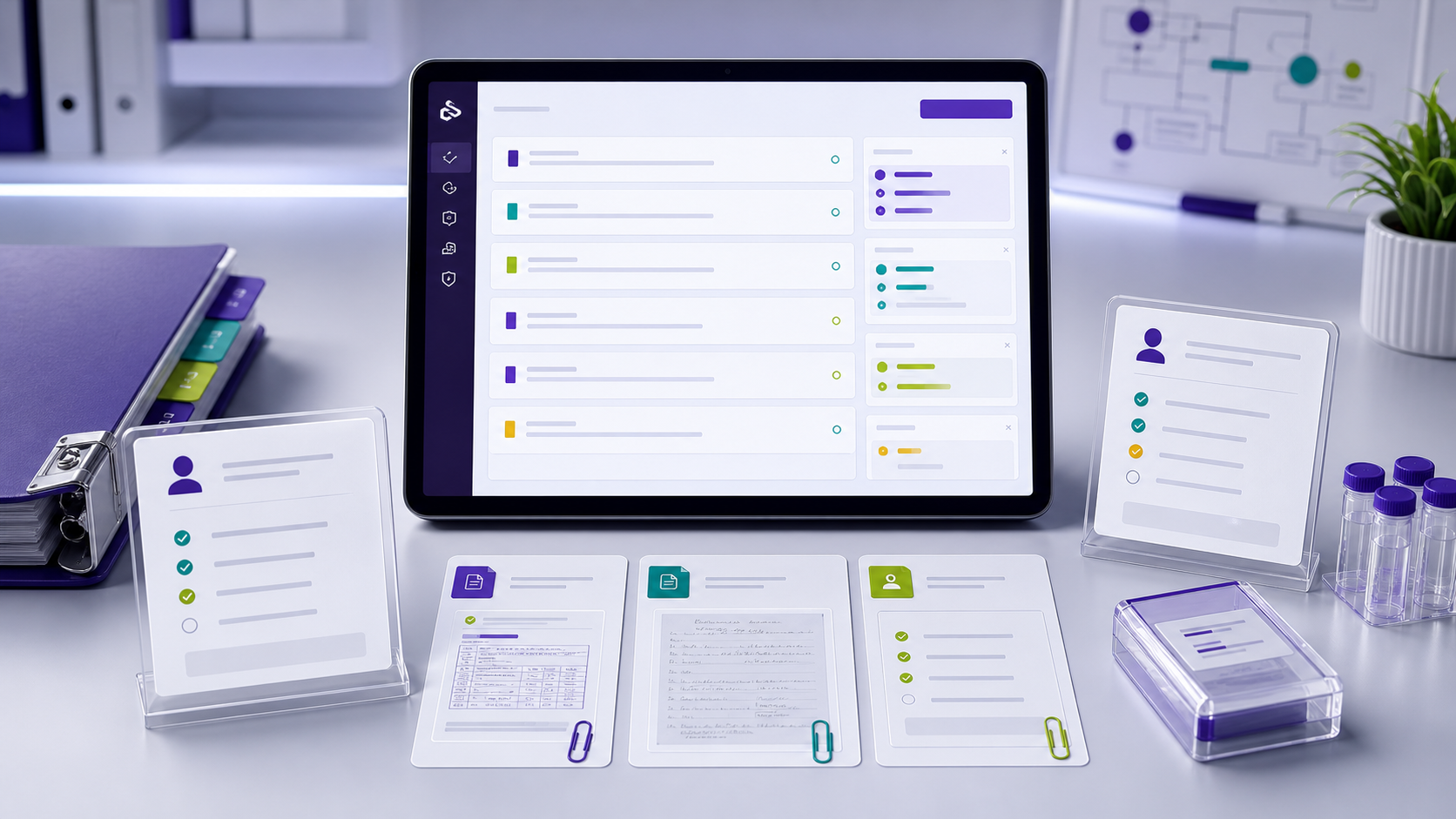 Site coordinator queue with protocol version, delegation and training status, source evidence, and monitor follow-up.